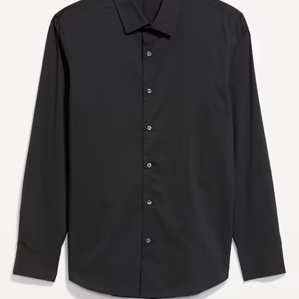 Old Navy Men's Classic Black Dress Shirt